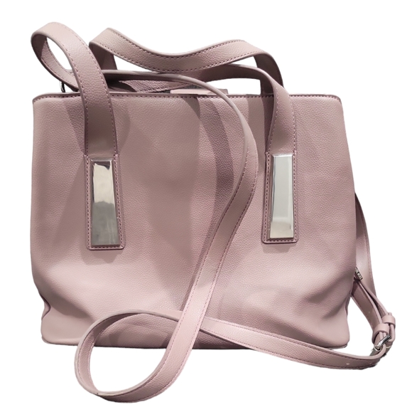 Steve Madden BGrammer Pale Pink Handbag With Optional Shoulder Strap - Picture 2 of 11